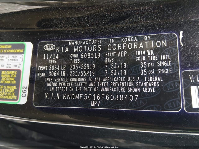 Kia Sedona Sx Luxury