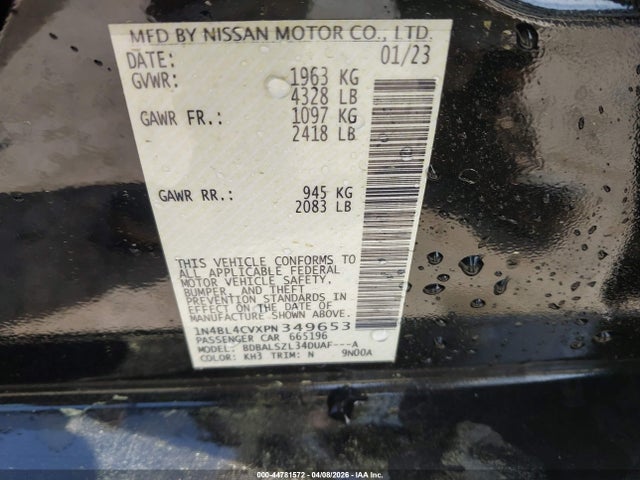 Nissan Altima Sr Fwd