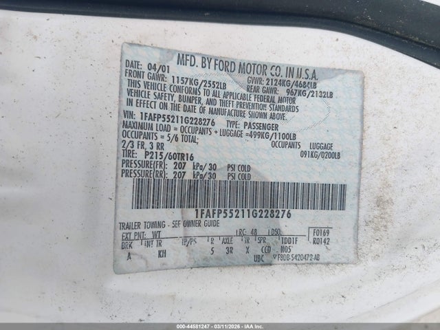 Ford Taurus Ses