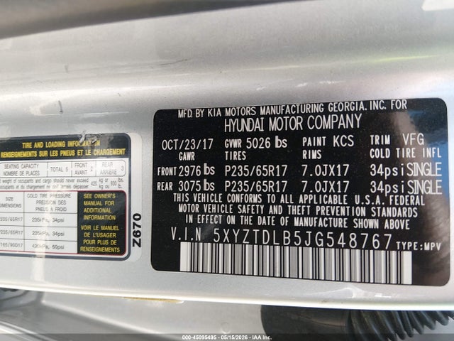 Hyundai SANTA FE 2.4l