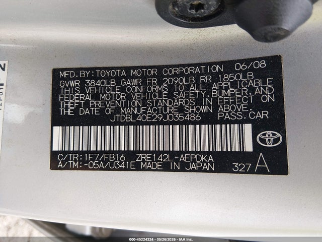 Toyota Corolla Le