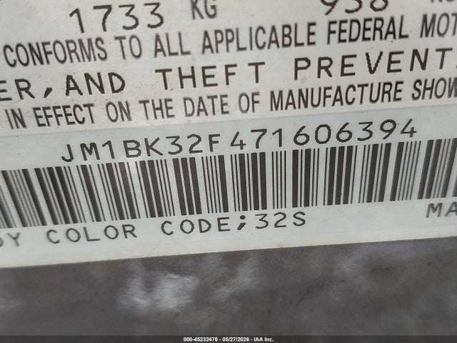 Mazda Mazda3 I