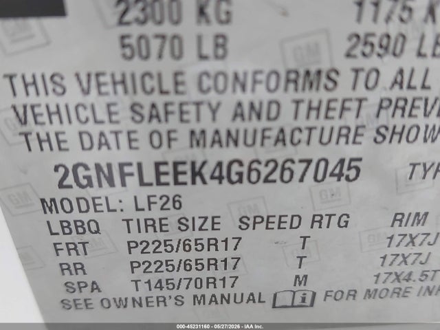 Chevrolet Equinox Ls