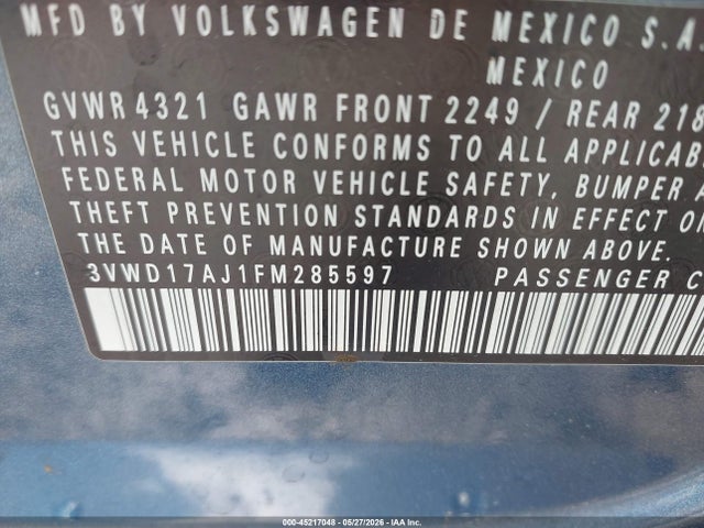 Volkswagen Jetta 1.8t Se