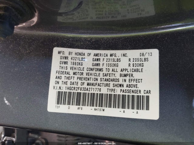 Honda Accord Ex-l