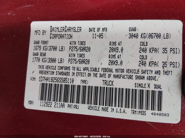 Dodge Ram 1500 Slt