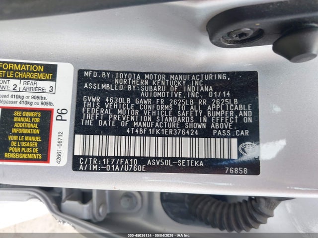 Toyota Camry L