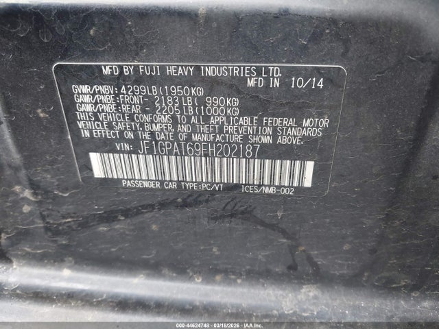 Subaru Impreza 2.0i Sport Premium