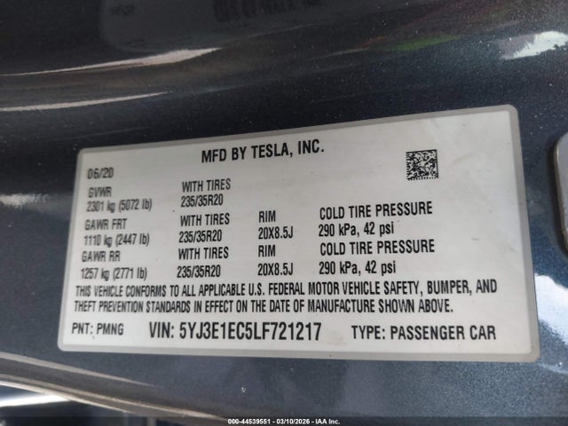 Tesla Model 3 Performance Dual Motor All-wheel Drive