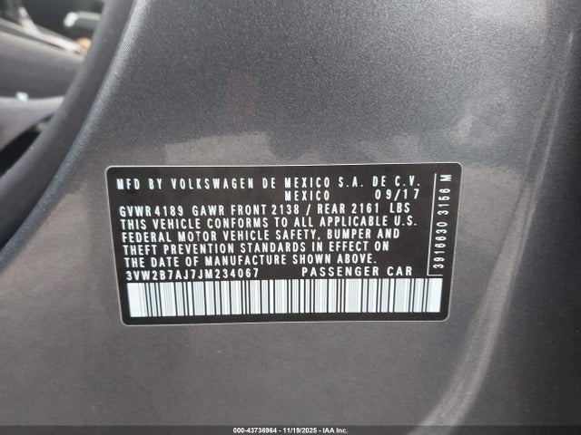 Volkswagen Jetta 1.4t S