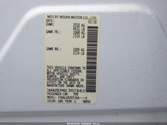 Nissan LEAF Sl