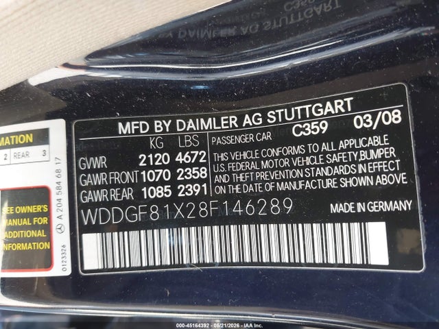 Mercedes-Benz C-Class Luxury 4matic