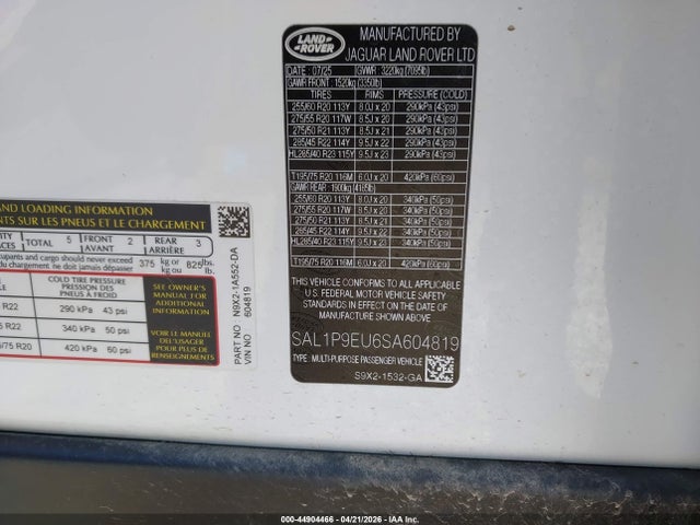 Land Rover Range Rover Sport P360 Se