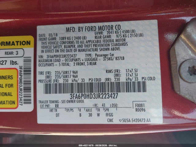 Ford Fusion Se