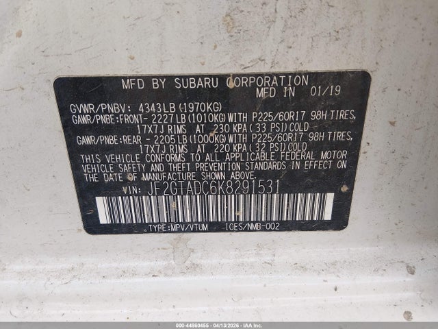 Subaru Crosstrek 2.0i Premium