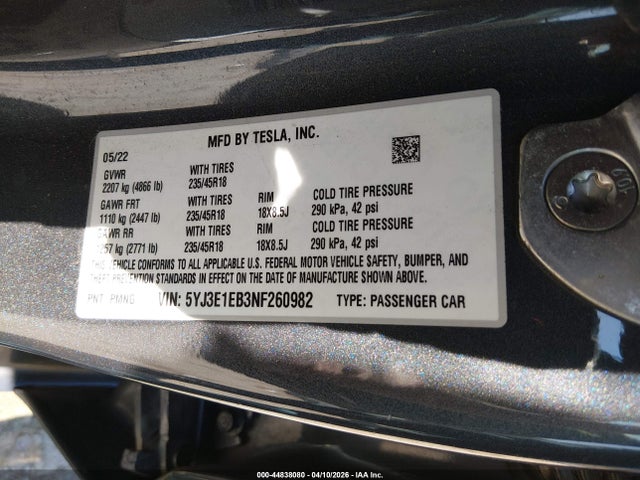 Tesla Model 3 Long Range Dual Motor All-wheel Drive
