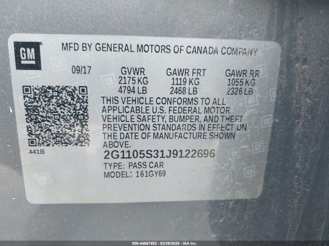 Chevrolet Impala 1lt