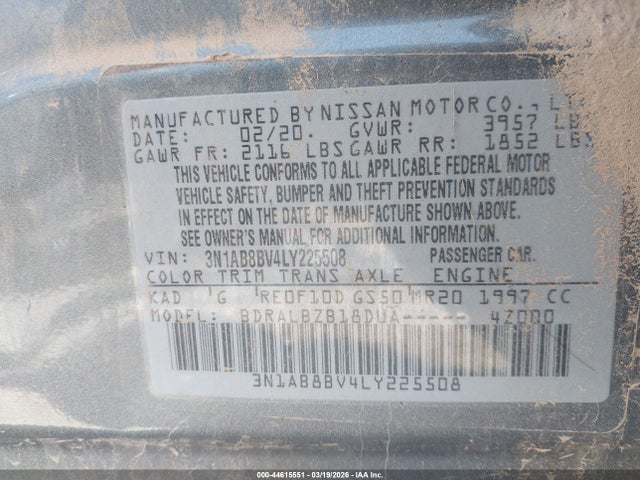 Nissan Sentra S Xtronic Cvt