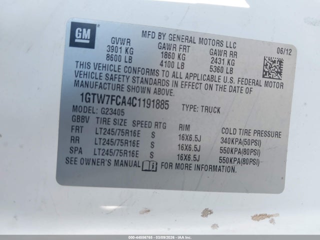 GMC Savana Work Van
