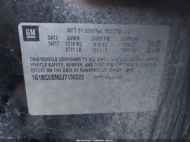 Chevrolet Cruze Ls Auto