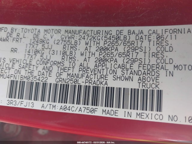 Toyota Tacoma Base V6