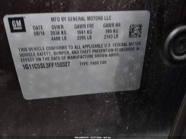 Chevrolet Malibu 1lt