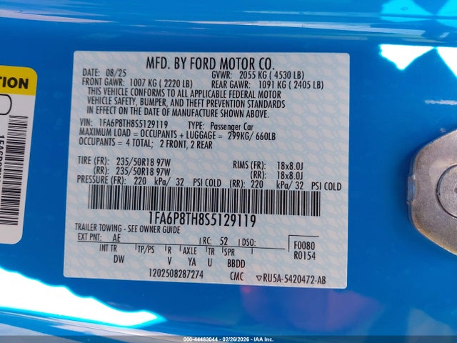 Ford Mustang Ecoboost Fastback