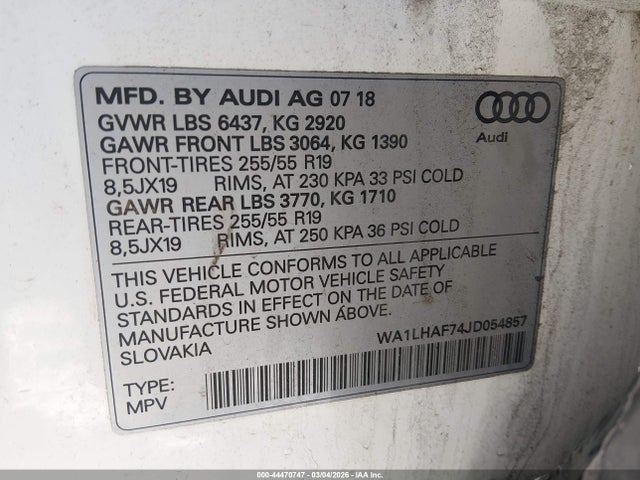 Audi Q7 2.0t Premium