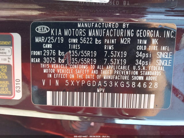 Kia Sorento 3.3l S