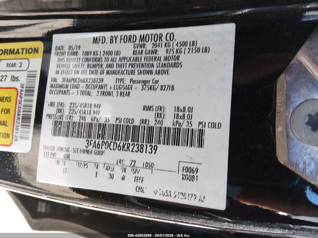 Ford Fusion Sel