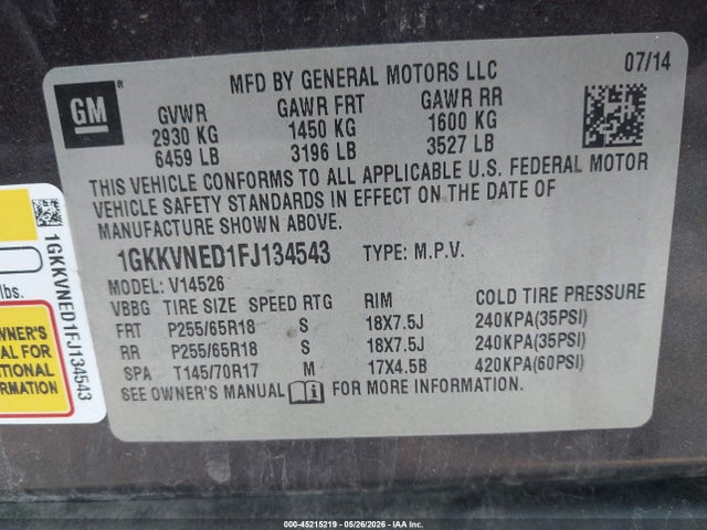 GMC Acadia Sle-1