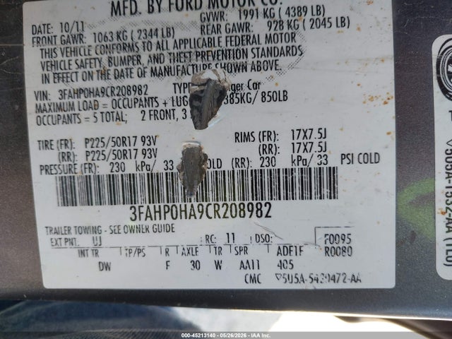 Ford Fusion Se