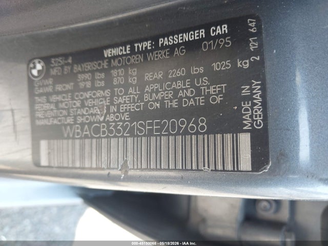 BMW 3 Series I