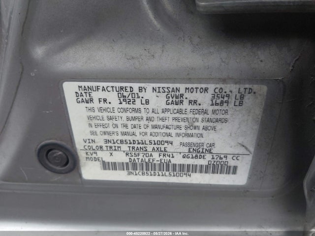 Nissan Sentra Gxe