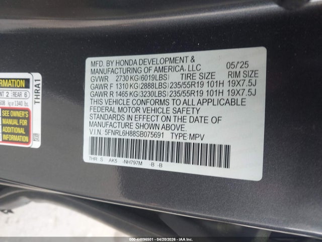 Honda Odyssey Touring