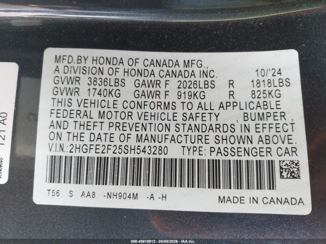 Honda Civic Lx