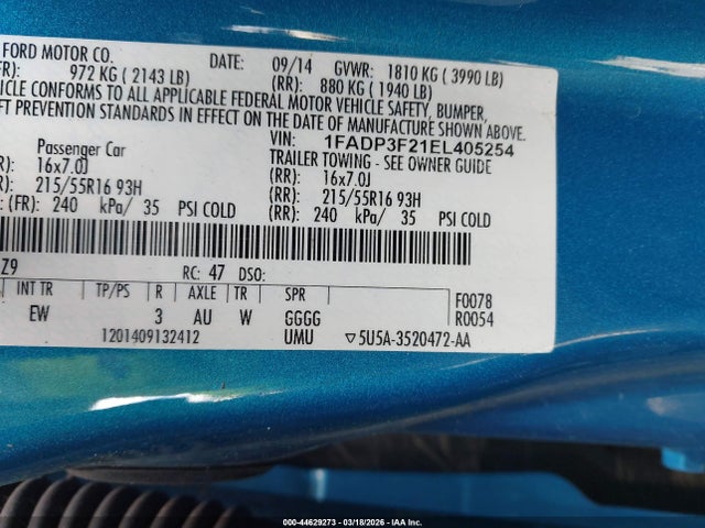 Ford Focus Se