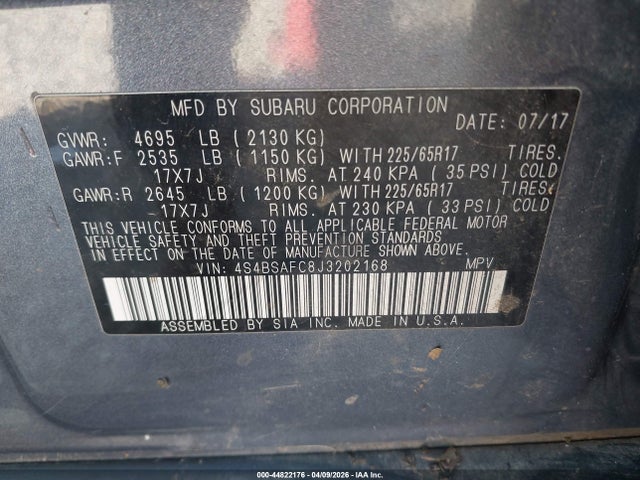 Subaru Outback 2.5i Premium