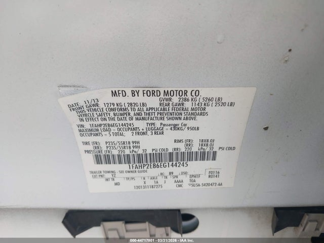 Ford Taurus Sel