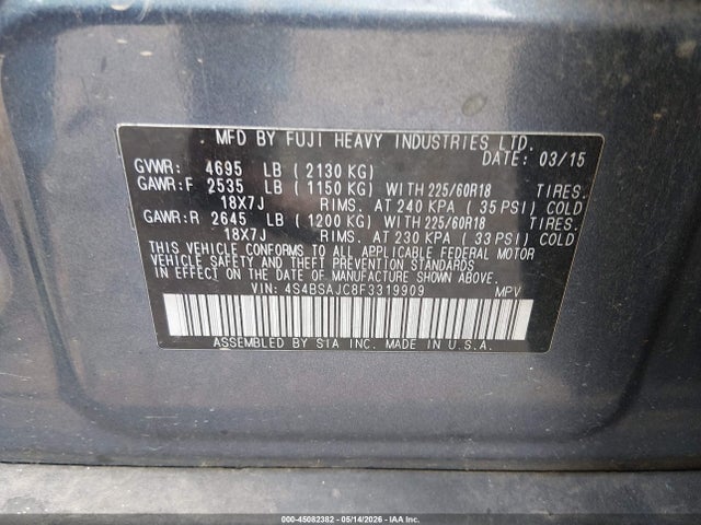 Subaru Outback 2.5i Limited