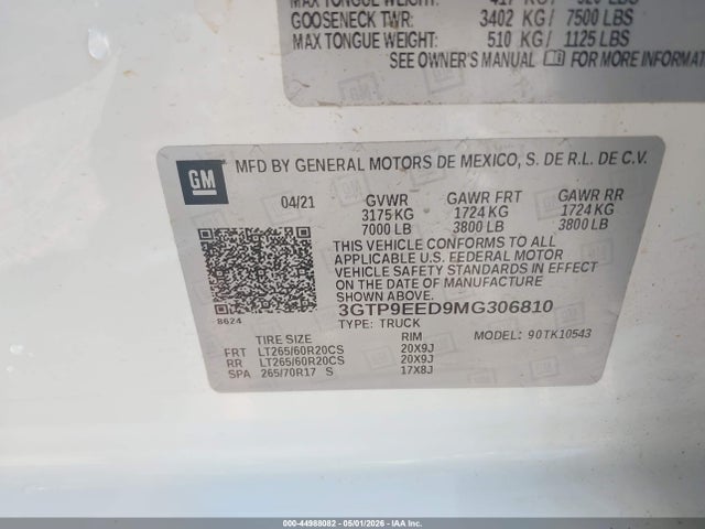 GMC Sierra 1500 4wd  Short Box At4