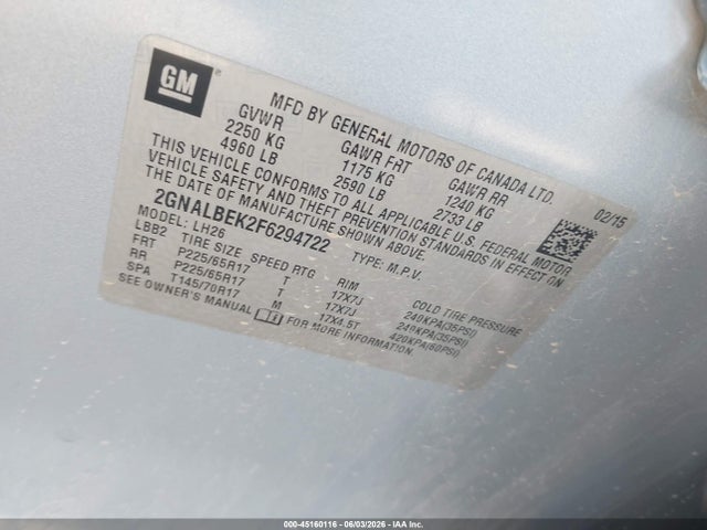 Chevrolet Equinox 1lt