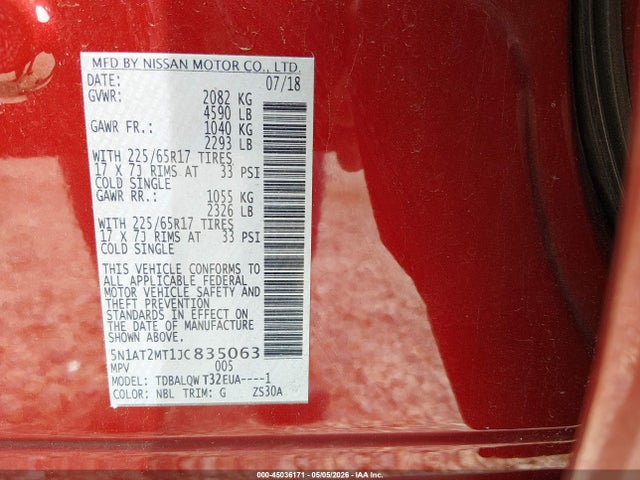 Nissan Rogue Sv