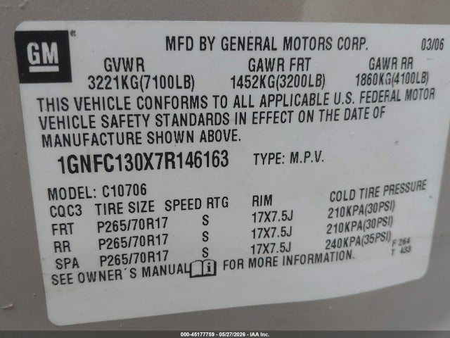 Chevrolet Tahoe Lt
