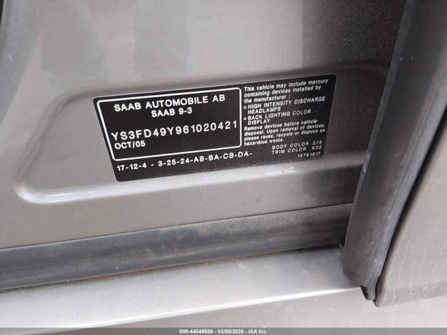 Saab 9-3 2.0t