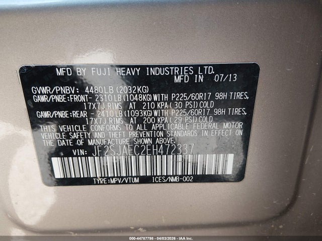 Subaru Forester 2.5i Premium