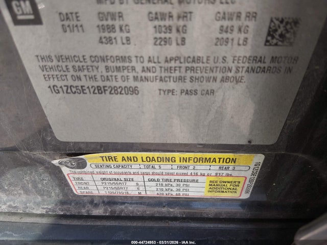 Chevrolet Malibu 1lt