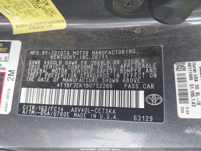 Toyota Camry Se