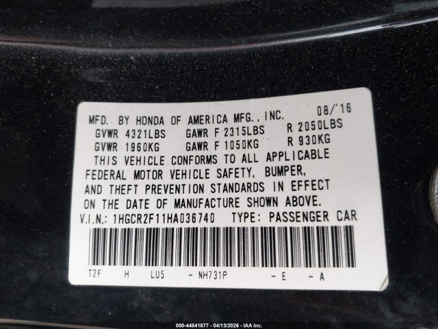 Honda Accord Sport Se