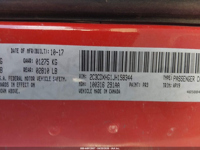 Dodge Charger Sxt Plus Rwd